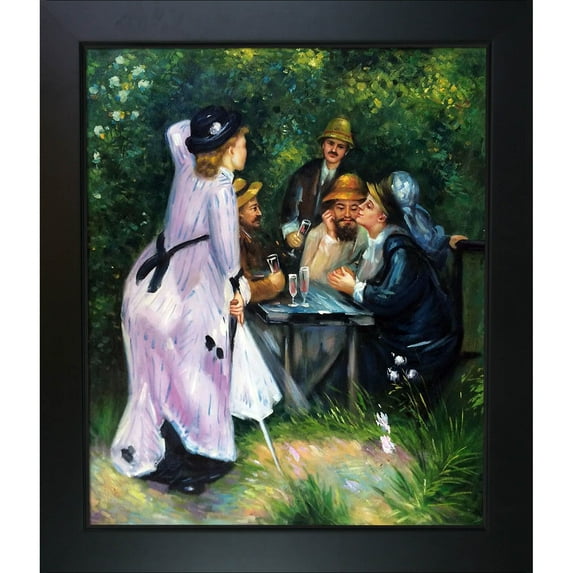 In The Garden with New Age Black Frame 20"X24"