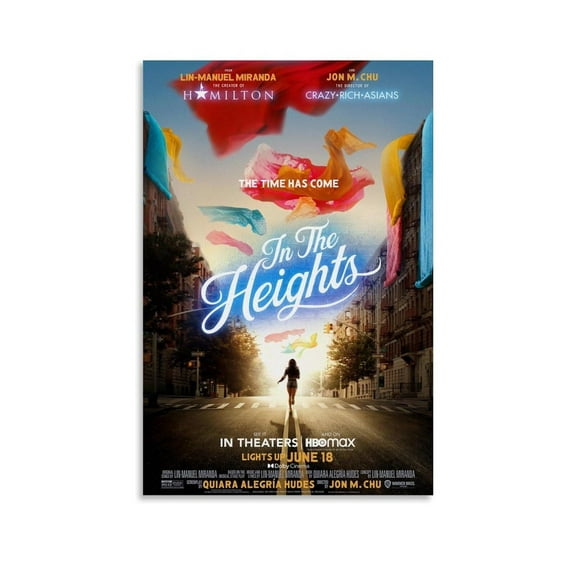 In The Heights Movie Poster Canvas Art Posters for Room Aesthetic And Wall Art Picture Living Room Decor Poster