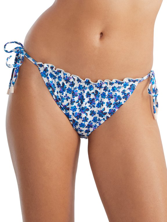 MULTI in the Light Ruffle Tie-Side Bikini Swim Bottom, US X-Large
