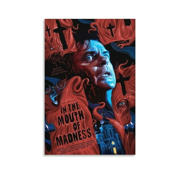 In The Mouth of Madness Movie Poster Art Poster Canvas Painting Decor Wall Print Photo Home Modern Decorative Posters