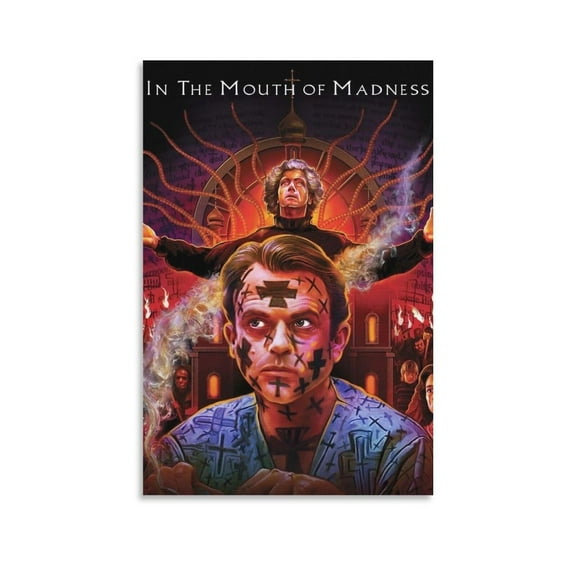 In The Mouth of Madness Movie Poster Home Decor Poster Wall Art Hanging Picture Print Bedroom Decorative Painting Posters Room Aesthetic