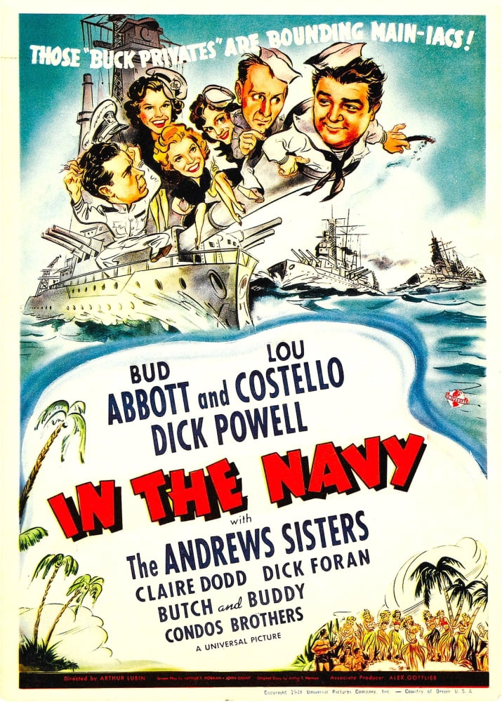 In The Navy Canvas Art -  (11 x 17)