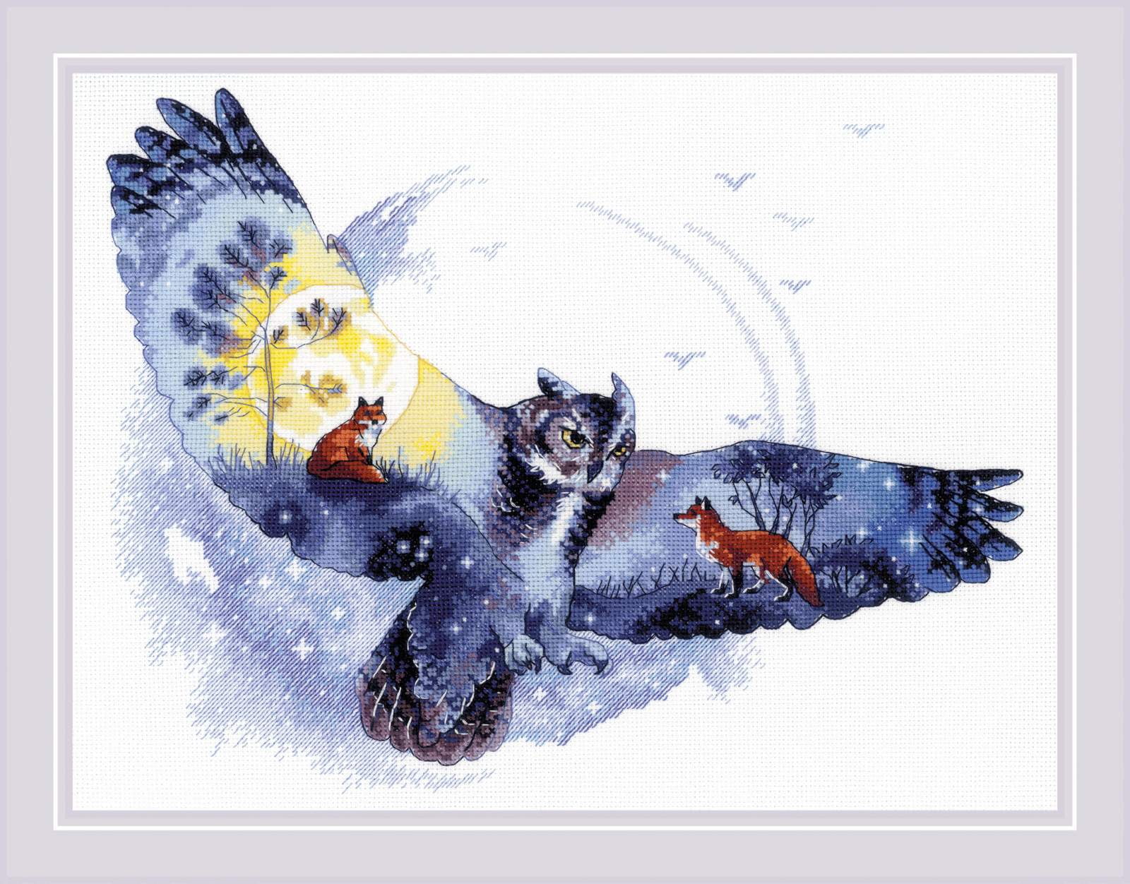 In The Night Forest R1954 Counted Cross Stitch Kit