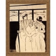 thumbnail image 1 of In The Omnibus 28x34 Large Gold Ornate Wood Framed Canvas Art by Mary Cassatt, 1 of 2