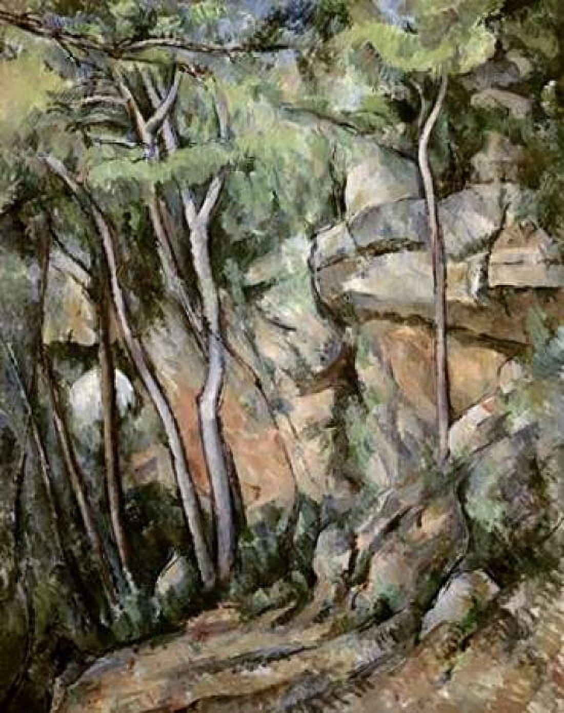 In The Park of Chateau Noir Canvas Art - Paul Cezanne (24 x 30)