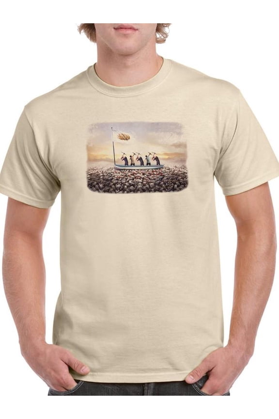 In The Search For Bread T-Shirt Men -Ali Rastroo Designs, Male XX-Large
