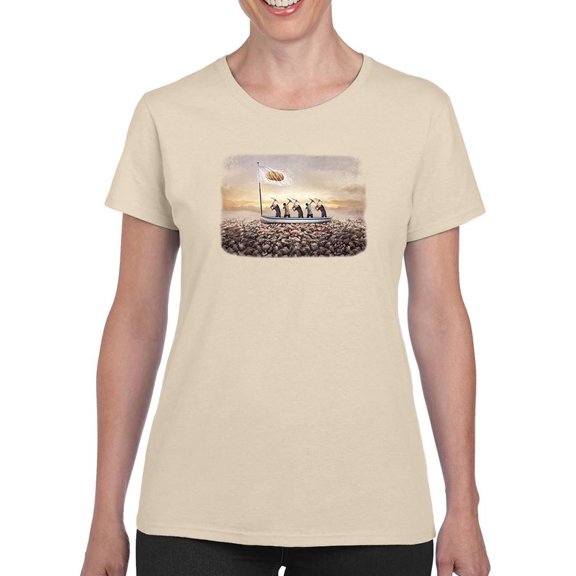 In The Search For Bread T-Shirt Women -Ali Rastroo Designs, Female x-Large