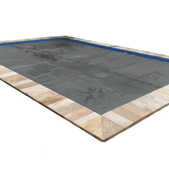 In The Swim 12' x 20' Ultra Silver Rectangle Solar Pool Cover 16 Mil For Solar Heating Above Ground Pools and Inground Pools 16M12X20REULTEB