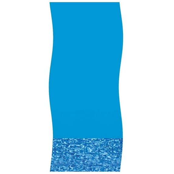 In The Swim 18 x 33 Oval 20 Mil Overlap Pool Liner for Above Ground Swimming Pools - 48/52 Inch Wall Height - Swirl Bottom Design LI1833SB