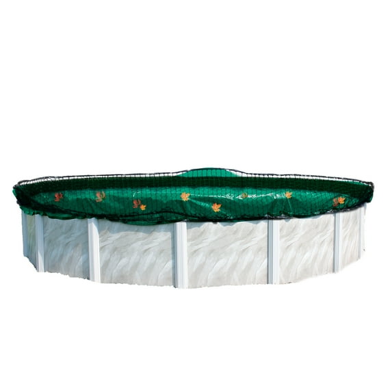 In The Swim 24' Round Leaf Net Cover for Inground Swimming Pools - Removes Leaves, Sticks, and Small Debris From Your Winter Cover CO924