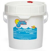 In The Swim 3 inch 5-in-1 Super Multi-Tabs – Swimming Pool Sanitizer – Chlorine - Algaecide - Stabilizer - Clarifier - 24 Pounds U039024024AE