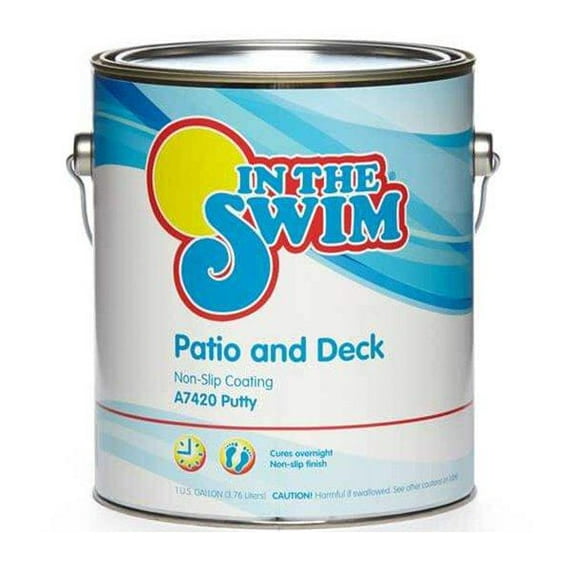 In The Swim A7410 Patio and Deck Sand Household Paint & Stain, 1 gal