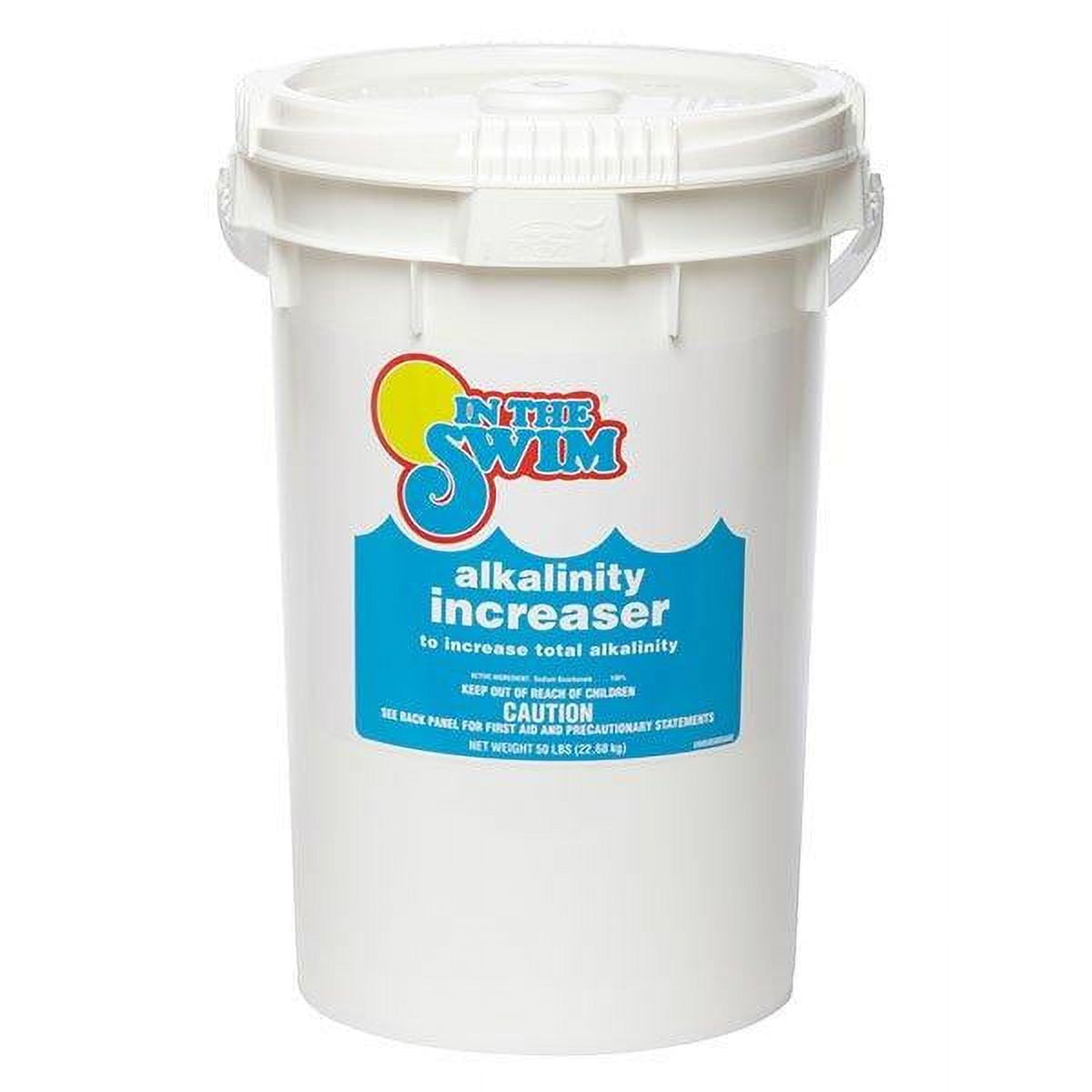 In The Swim Alkalinity Increaser Rise Alkaline Chemical for Pool Water Balance, 50 Pounds