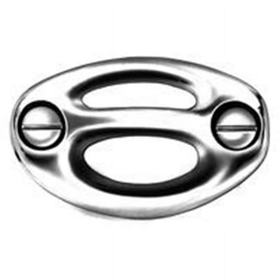 In The Swim American Granby 67552 Chrome Plated Oval Rope Eye - Set Of 2