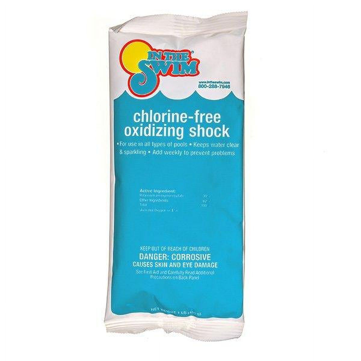 In The Swim ChlorineFree Pool Shock Quick Dissolving, FastActing, ShockOxidizer for