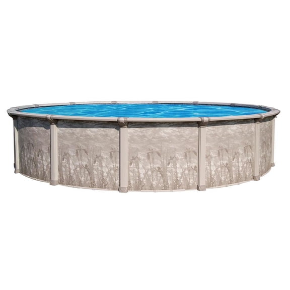 In The Swim Marina 21' x 52" Round Base Above Ground Pool Package LESPMRN2152Q