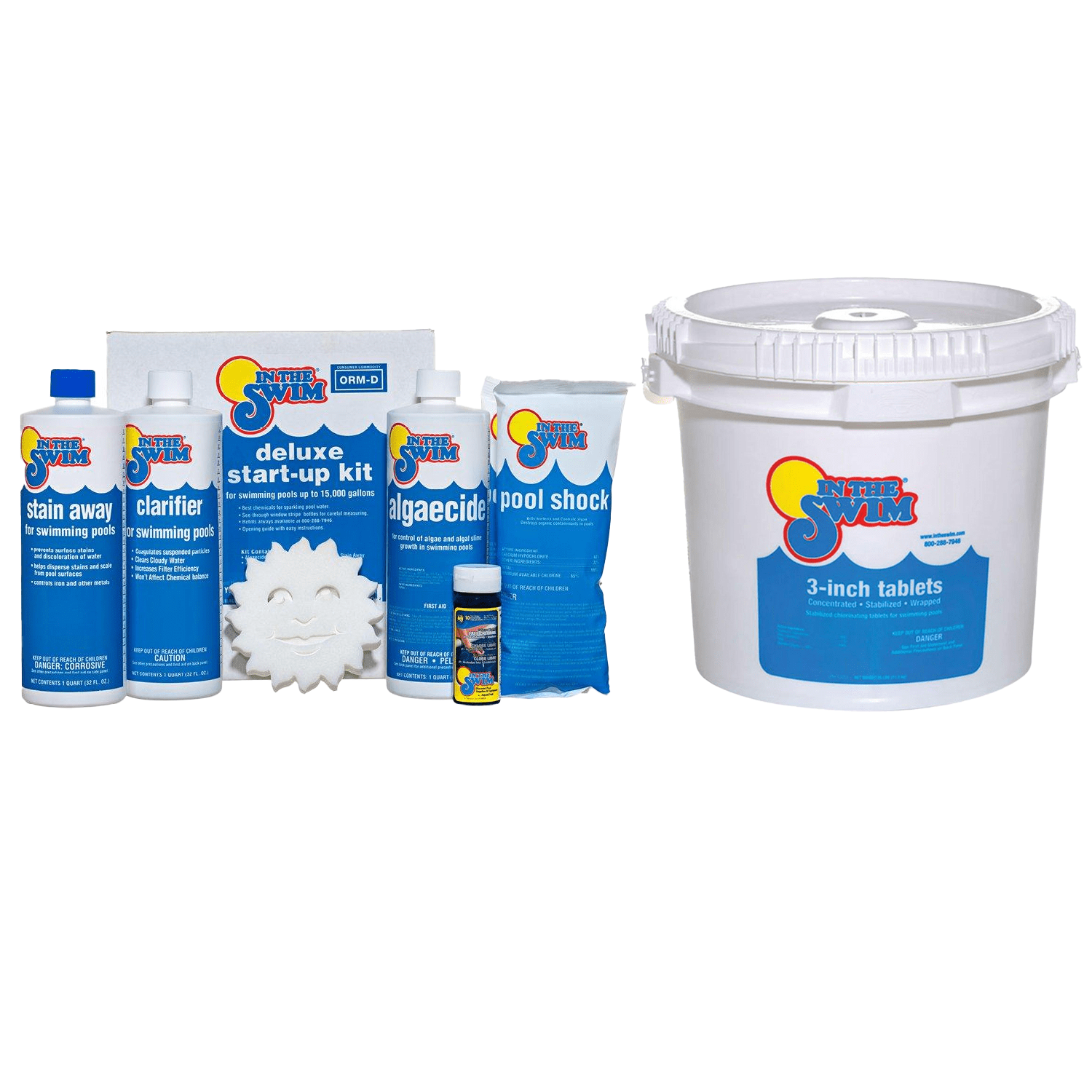 In The Swim Opening Kit and Chlorine Bundle PreMeasured Opening Kit