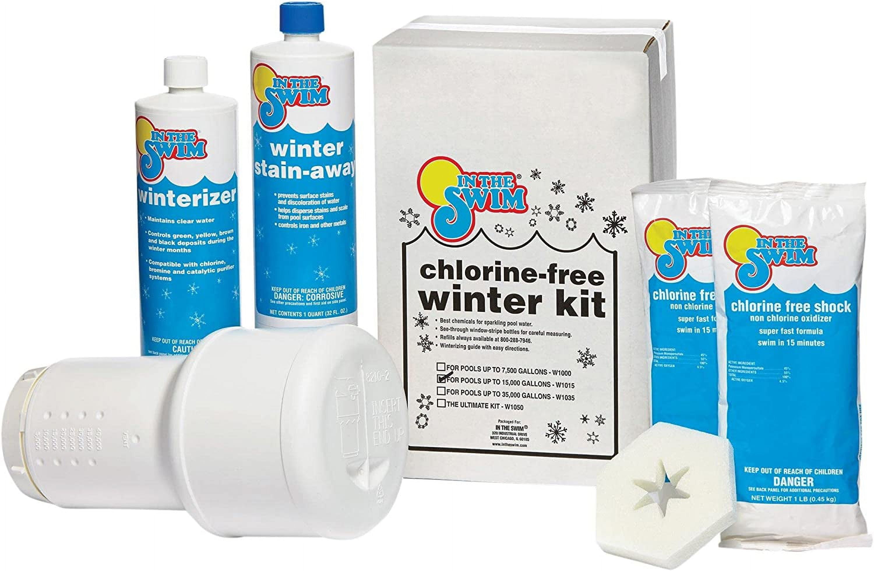 In The Swim Pool Closing Kit Winterizing Chemicals for Above Ground