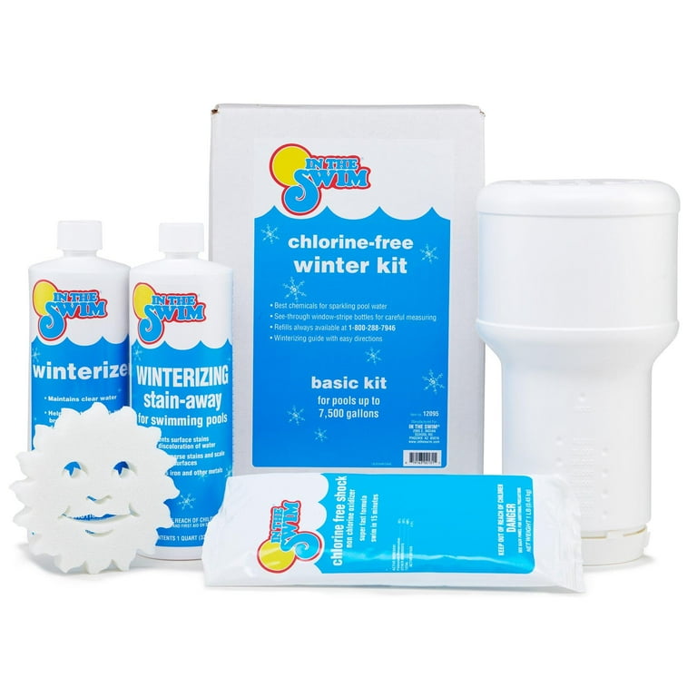In The Swim Pool Winterizing Chemicals - Kit for Pools Up to 7,500