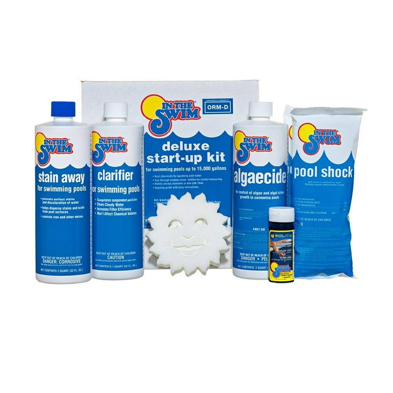 In The Swim Pool Deluxe Opening Chemical Start Up Kit - Above