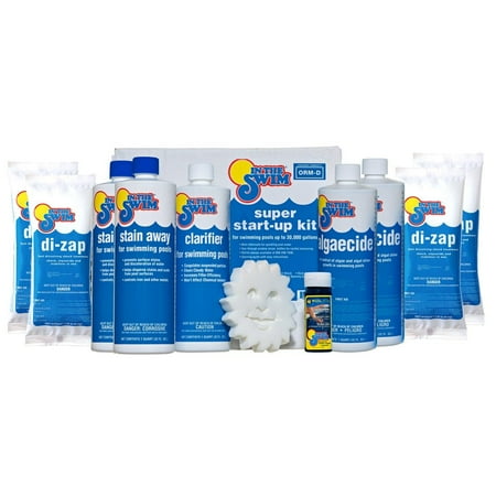 In the Swim Pool Cleaning Super Start-up Kit Pool Maintenance Supplies KSS300001AE