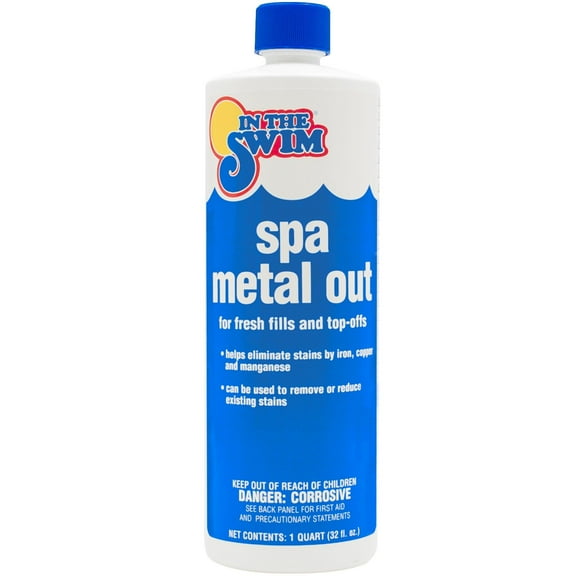In The Swim Spa Metal Out, 1 qt - Spa Chemicals and Hot Tub Products F117001012AZ