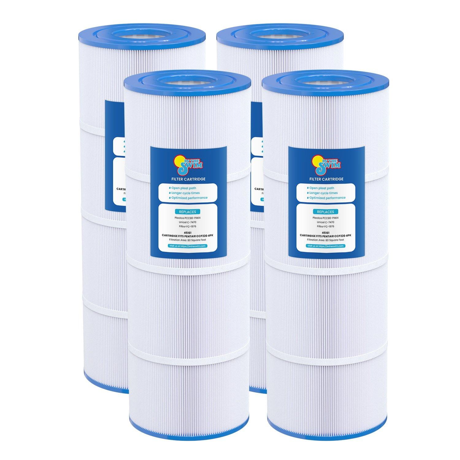 In The Swim, Pool Filter Cartridge, CCP320, 4-Pack Replacement ...