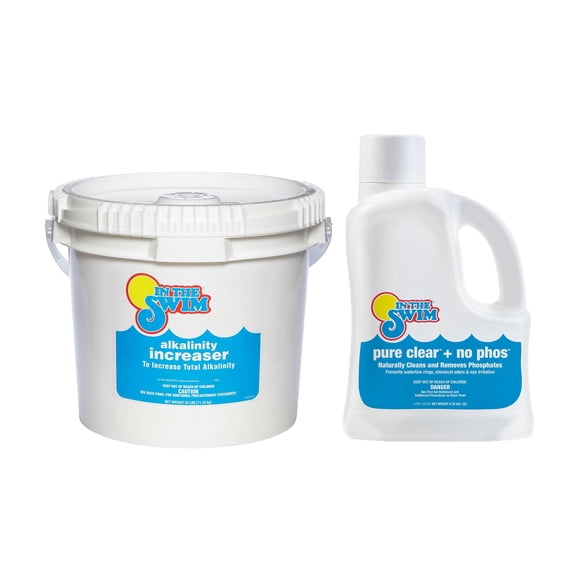 In The Swim Water Balance & Clarity Bundle - 25Lb Alkalinity Increaser + Pure Clear No Phos 3L ALKPC_25
