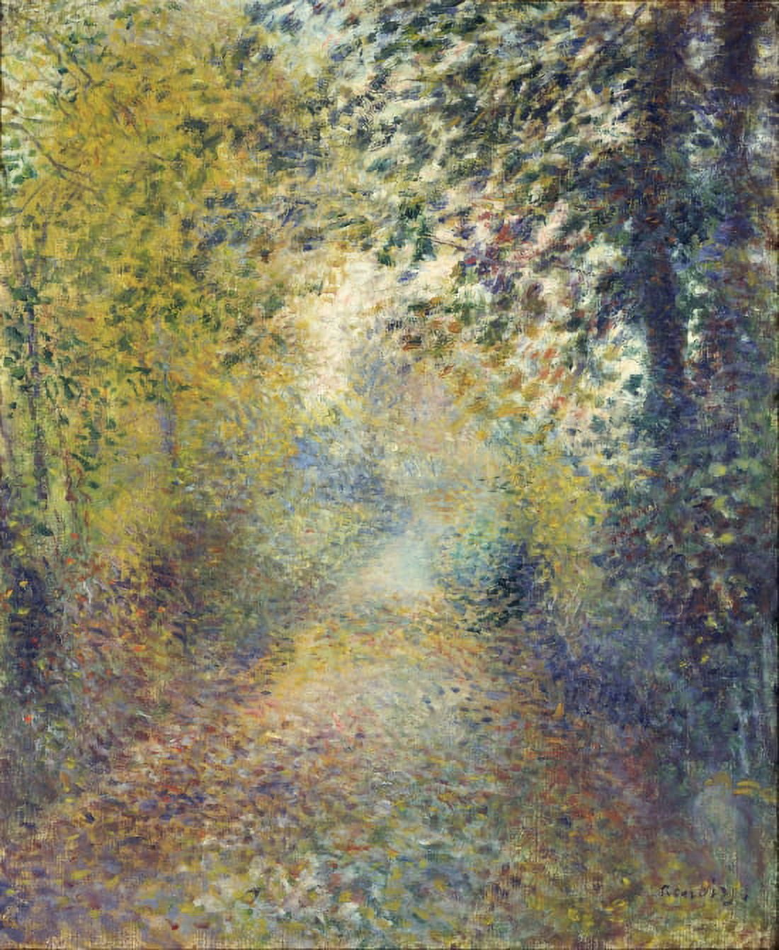 In The Woods Canvas Art - Pierre Auguste Renoir (24 x 36)