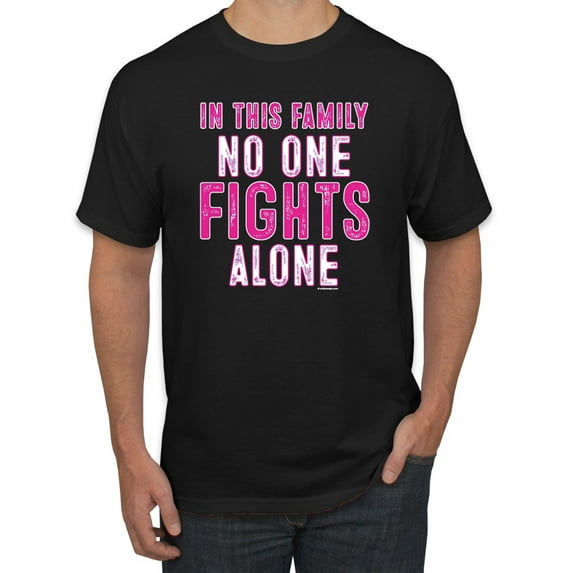 In This Family No One Awareness Men's Graphic T-Shirt, Black, Small