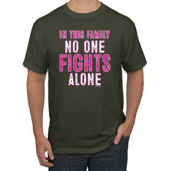 In This Family No One Awareness Men's Graphic T-Shirt, Military Green, Small