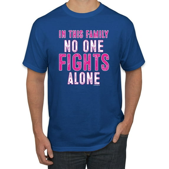 In This Family No One Awareness Men's Graphic T-Shirt, Royal, X-Large