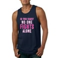 thumbnail image 1 of In This Family No One Awareness Mens Graphic Tank Top, Navy, Medium, 1 of 3