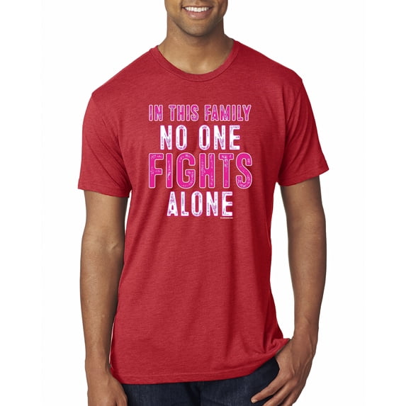 In This Family No One Awareness Mens Premium Tri Blend T-Shirt, Vintage Red, 2XL