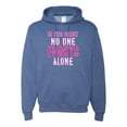thumbnail image 1 of In This Family No One Awareness Unisex Graphic Hoodie Sweatshirt, Vintage Heather Blue, 3XL, 1 of 3
