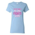 thumbnail image 1 of In This Family No One Awareness Womens Graphic T-Shirt, Light Blue, Small, 1 of 3