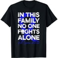 thumbnail image 1 of In This Family No One Fight Alone Usher Syndrome, Warrior T-Shirt mens t hirt men，black，women，misfits，journey ，boys, 1 of 4