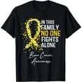 thumbnail image 1 of In This Family No One Fights Alone Bone Cancer Awareness T-Shirt, 1 of 4