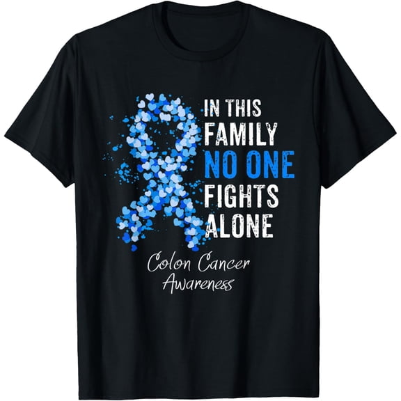 In This Family No One Fights Alone Colon Cancer Awareness