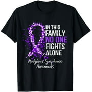 In This Family No One Fights Alone Shirt Hodgkin's Lymphoma