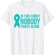 In This Family Nobody Fights Alone Sexual Assault Awareness T-Shirt