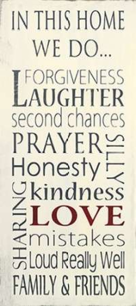 In This Home Canvas Art - Holly Stadler (10 x 20)