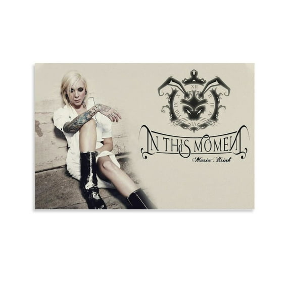 In This Moment Maria Brink Poster (1) Room Aesthetic Poster Print Art Wall Painting Canvas Posters Gifts Modern Bedroom Decor 12x18inch(30x45cm)