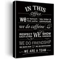 thumbnail image 1 of In This Office We Do Teamwork Motivational Quotes Framed Canvas Wall Art- Office Posters Décor 11.5" X 15", 1 of 5