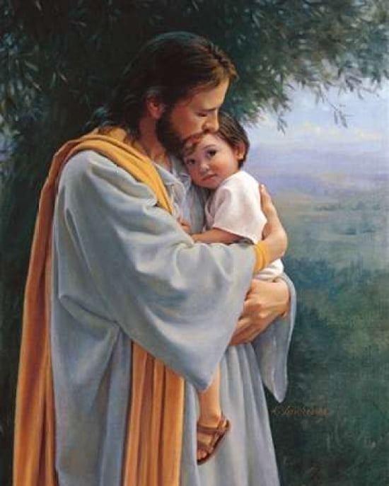 In Thy Tender Care Canvas Art - Kathy Lawrence (24 x 30)