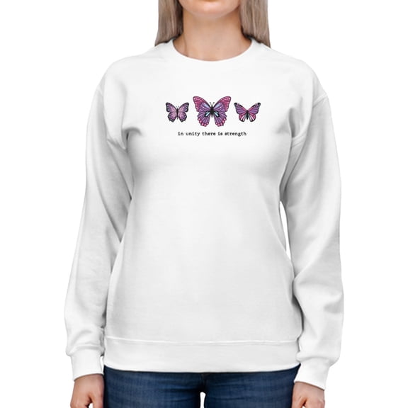 In Unity There Is Strengh Women Sweatshirt, Female 3X-Large