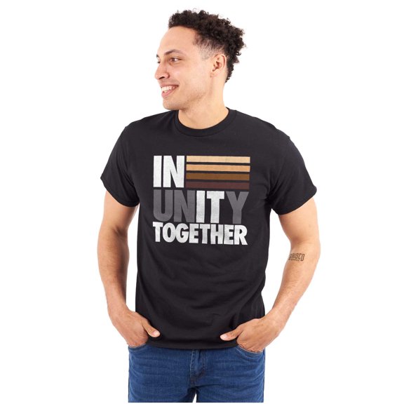 In Unity Together Social Justice Men's Graphic T Shirt Tees Brisco Brands L