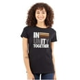 thumbnail image 1 of In Unity Together Social Justice Womens Slim Fit Graphic Tee Brisco Brands S, 1 of 5