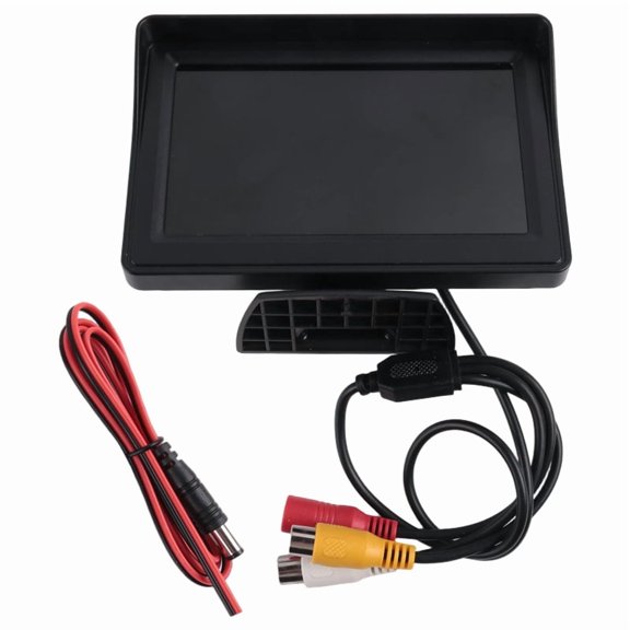 In-Vehicle Rear View Camera with 4.3 Inch TFT Monitor, Waterproof Night Vision, Reversing Display, 1 Monitor + 1 Cable