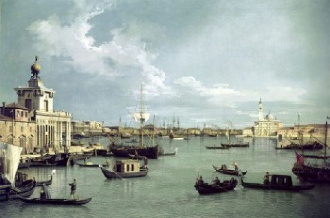 In Venice Canaletto (1697-1768Italian) Canvas Art - Canaletto (24 x 36)